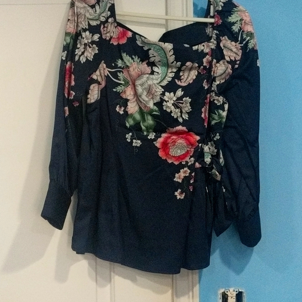 Flowered blouse